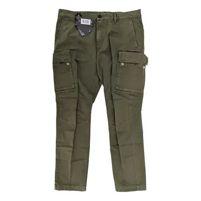 (Olive, W36 L30) DIESEL P-COR A10372 Mens Cargo Trousers Cotton Pant