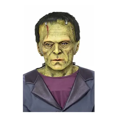 51659 Universal Monsters Frankenstein Latex Mask, Men, Green, One Size