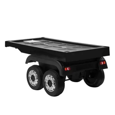 OutdoorToys Licensed Actros 12V Ride On Lorry Trailer - Black