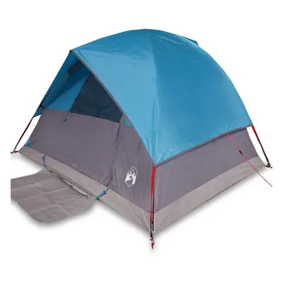 (Blue, x x cm) vidaXL Camping Tent Dome 2-Person Lightweight Tent Dome Tent Blue Waterproof