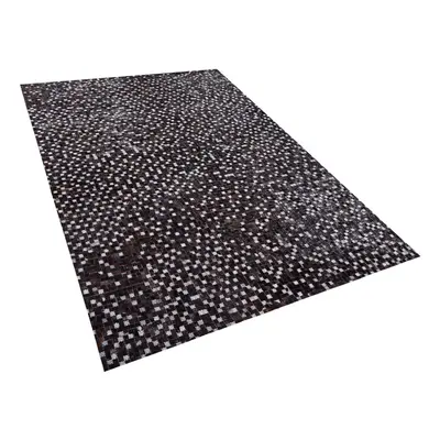 Cowhide Area Rug x cm Brown AKKESE