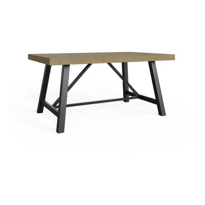 FWStyle Dining Table 1.6M Industrial Design Driftwood Pine