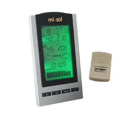 Wireless Weather Station with Outdoor Temperature Humidity Sensor LCD Display Barometer