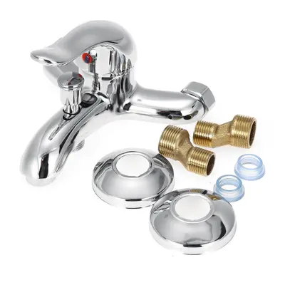 Triplet Faucet Wall Mounted Bathroom Bath Shower Basin Tap Water Mixer Zinc Alloy