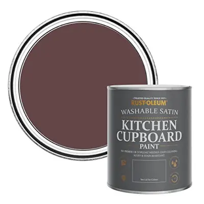 Dark Purple Scrubbable Kitchen Cupboard Paint in Satin Finish - Mulberry Street 750ml