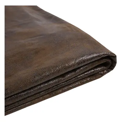 EU King Size Bed Frame Cover Brown FITOU