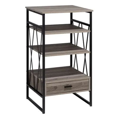 3 Tier Bookcase KEENE Taupe