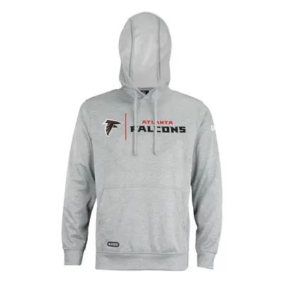 New Era NFL Mens cool grey gametime Pullover Performance Hoodie, Pro Football Sweatshirt, Atlant