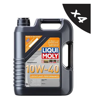 Liqui Moly 10W40 Engine Oil 20L Leichtlauf Performance ACEA A3 B3 MB 229.1