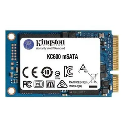 Kingston KC600 GB Solid State Drive - mSATA Internal - SATA (SATA