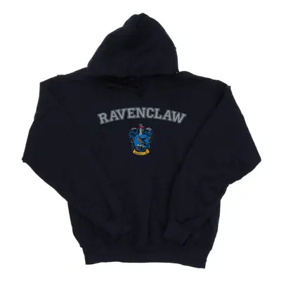 (L, Navy Blue) Harry Potter Mens Ravenclaw Crest Hoodie