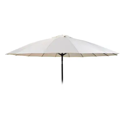 270cm Outdoor Garden |White Parasol Metal Umbrella