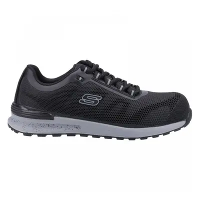 (8 (Adults')) Work: Bulklin Bragoo | Black | Men's Safety-Toe Lace-up Trainer