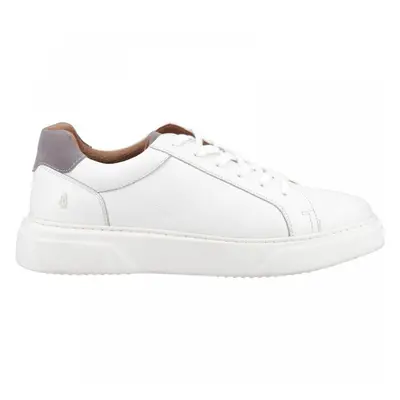 (7 (Adults')) Whelan | White | Men's Leather Casual Trainers