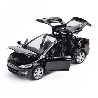 (Black) Diecast Toy 1:32 Scale Alloy Cars for Tesla Model