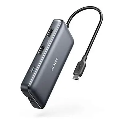 Anker USB C Hub, PowerExpand 8-in-1 USB C Adapter, with Dual 4K HDMI, 100W Power Delivery, Gbps 