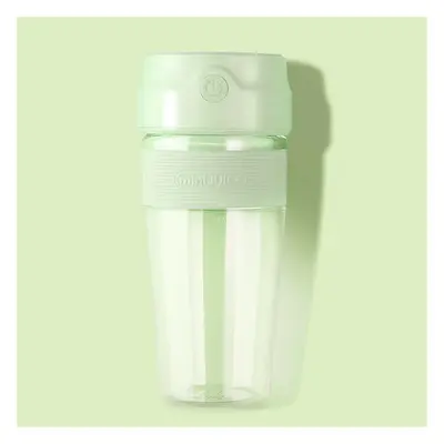 (Light Green) 300ml Portable Electric Fruit Juicer USB Rechargeable Smoothie Maker Juicing Cup