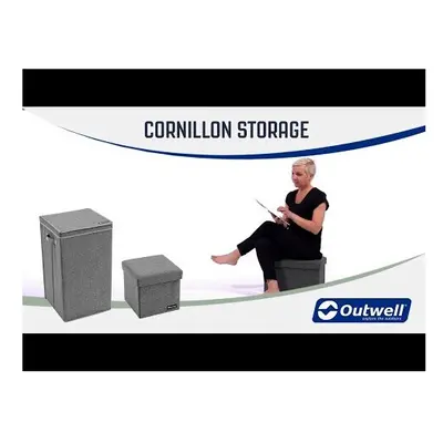 Outwell Cornillon Foldable Seat & Storage Box Grey