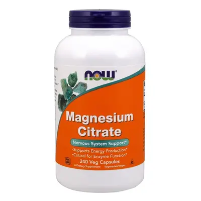 NOW Foods Magnesium Citrate, 400mg - vcaps