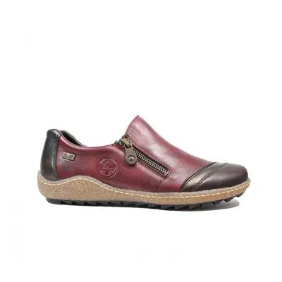 (6 (Adults')) L7571-25 | Liv | Burgundy Leather | Women's Zip Up Shoes