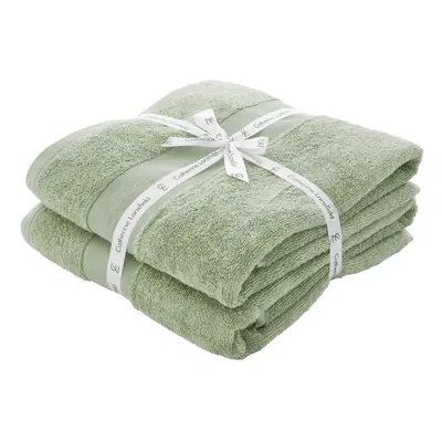 Antibacterial Bath Sheet Pair Sage