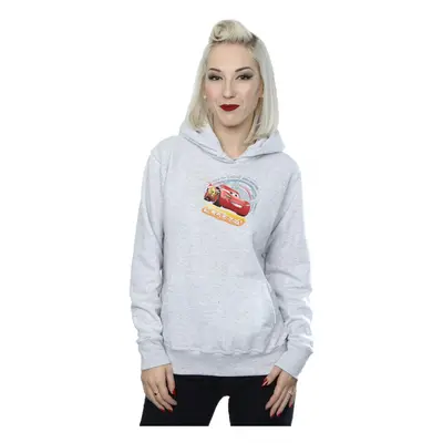 (XL, Heather Grey) Disney Womens/Ladies Cars Lightning McQueen Hoodie