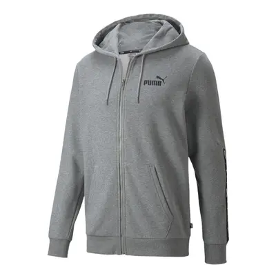 Puma ESS+ Tape Full-Zip Hoodie TR grey 03