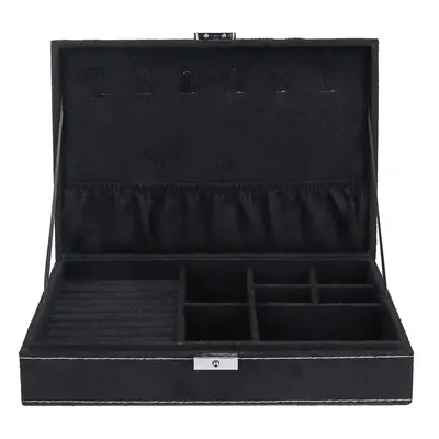 () Jewelry Case Ring Earring Necklace Trinket Organizer Display Storage Box