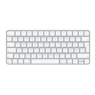 Apple Magic keyboard USB + Bluetooth Norwegian Aluminium, White