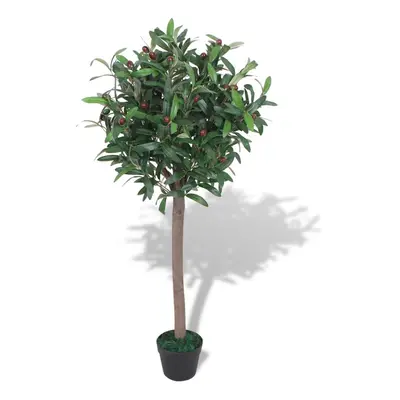 vidaXL Artificial Bay Tree Plant with Pot 120cm Green Fake Lifelike Indoor