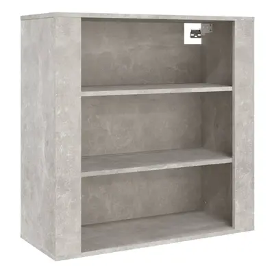 (Concrete grey) vidaXL Wall Cabinet Hanging Storage Cabinet Wall Cupboard Engineered Wood