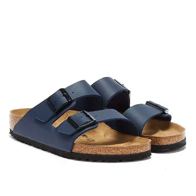 (9 (Adults')) Birkenstock Arizona Womens Navy Blue Shoes