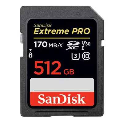 SanDisk 512GB Extreme PRO UHS-I SDXC Memory SDSDXXY-512G-ANCIN