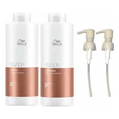 Wella Fusion Shampoo and Conditioner 1000ml w/pumps