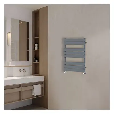 (800x600mm) NRG Flat Panel Heated Towel Rail Bathroom Rad Radiator Anthracite