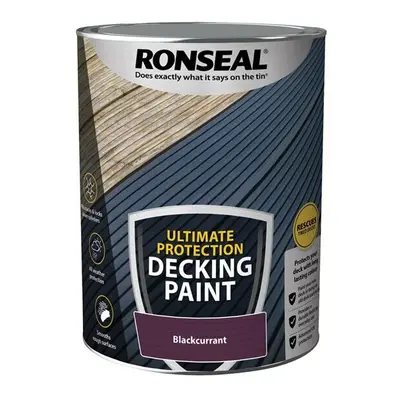 Ronseal Ultimate Protection Decking Paint Blackcurrant litre