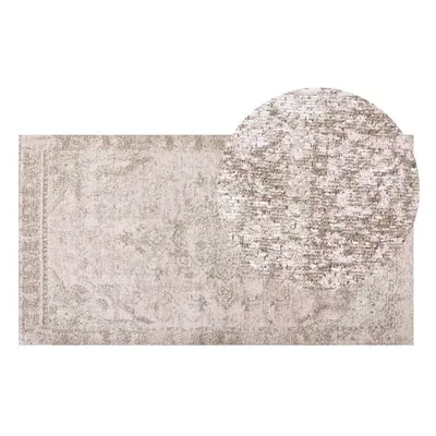 Cotton Area Rug x cm Pink MATARIM