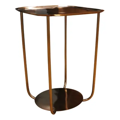 Retro Square Coffee Table, 510mm x 380mm - Copper - Balterley