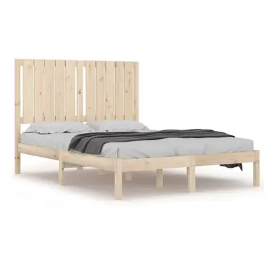 (brown, x cm) vidaXL Bed Frame Bed Base Bedstead Bedroom Mattress Foundation Solid Wood Pine