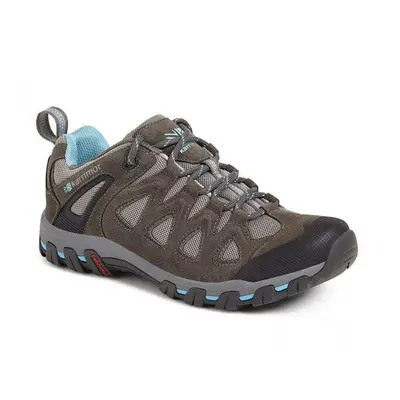 (UK 6, Grey/Blue) KARRIMOR Karrimor Supa Ladies Leather Shoe Grey/Blue Grey/Blue