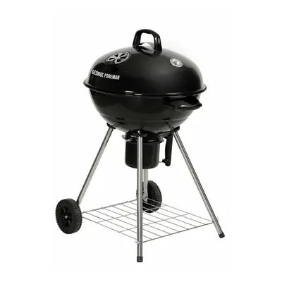 George Foreman 48cm Kettle Charcoal BBQ - Black