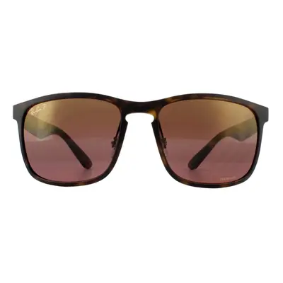 Ray-Ban Sunglasses RB4264 894/6B Matte Havana Brown Polarized Mirror Chromance