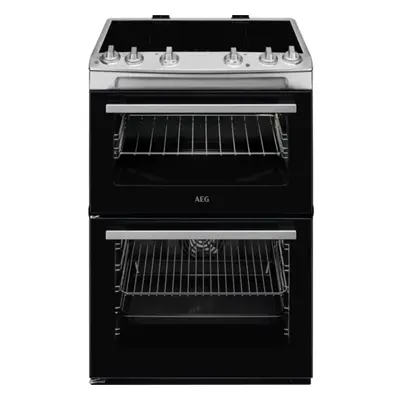 AEG CIX6500ABM Electric Double Oven with Induction Hobs - Stainless Steel