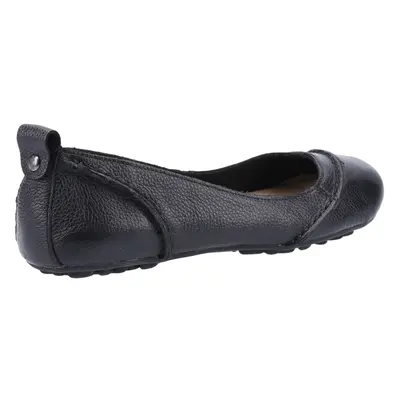 (Black, (Adults')) Hush Puppies Janessa Leather Women's Black Flats