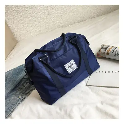 (Dark Blue, S) 20L 30L Outdoor Portable Travel Handbag Waterproof Luggage Sports Gym Bag Carry O