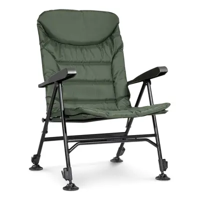 Dellonda Portable Fishing/Camping Chair, Reclining, Adjustable Height, Water Resistant, Foldable