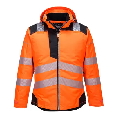 (XXL, Orange/Black) Portwest Mens PW3 Hi-Vis Winter Jacket