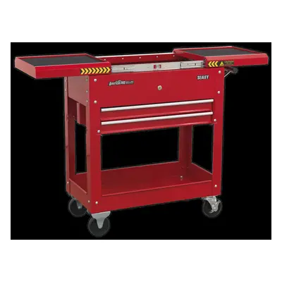 Mobile Tool & Parts Trolley - Red