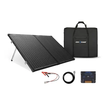 200W Monocrystalline Solar Panel Without Glass Portable Solar Suitcase Equipped With 20A MPPT Co