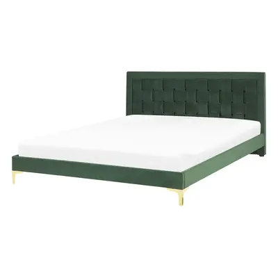 Bed Velvet LIMOUX x cm (EU King Size) Dark Green